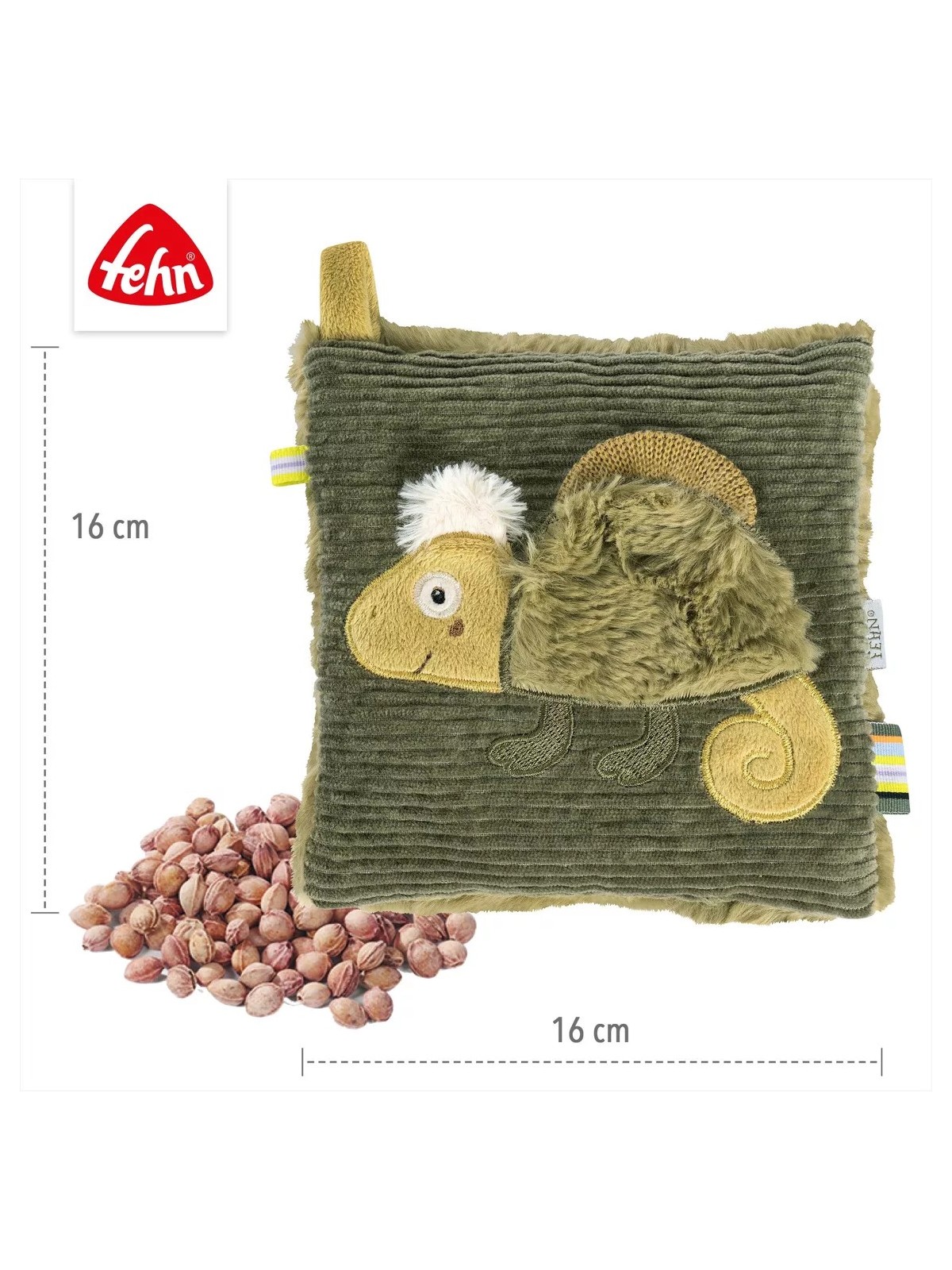 Coussin-bouillote, ami-câlin Caméléon - Fehn