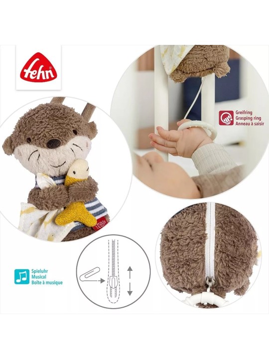 Peluche musicale, Loutre - Fehn Peluche musicale, Loutre - Fehn