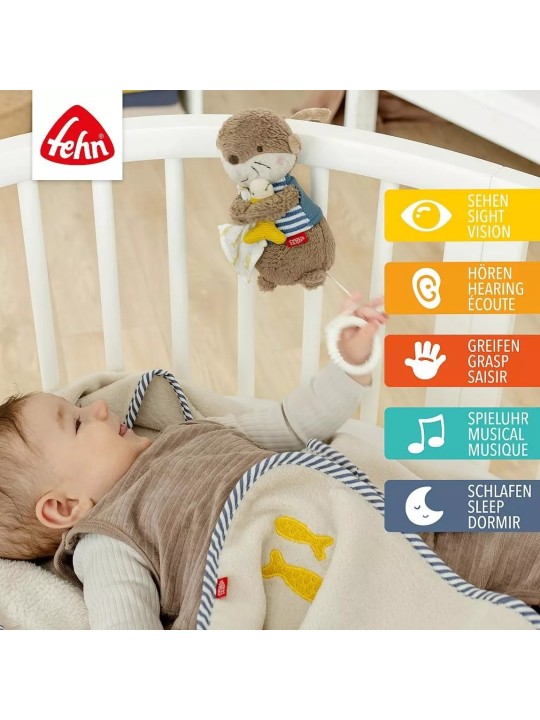 Peluche musicale, Loutre - Fehn Peluche musicale, Loutre - Fehn