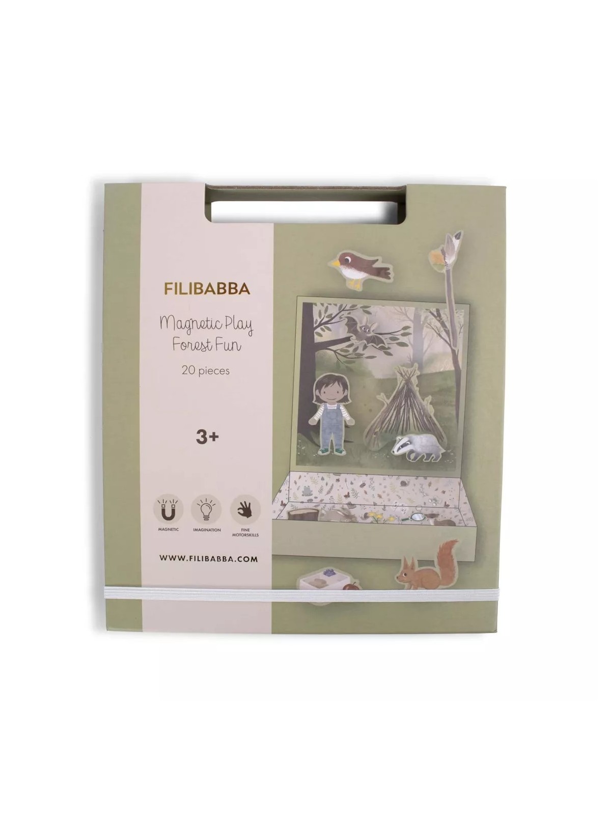 Jeu magnétique, Amusement en forêt - Filibabba