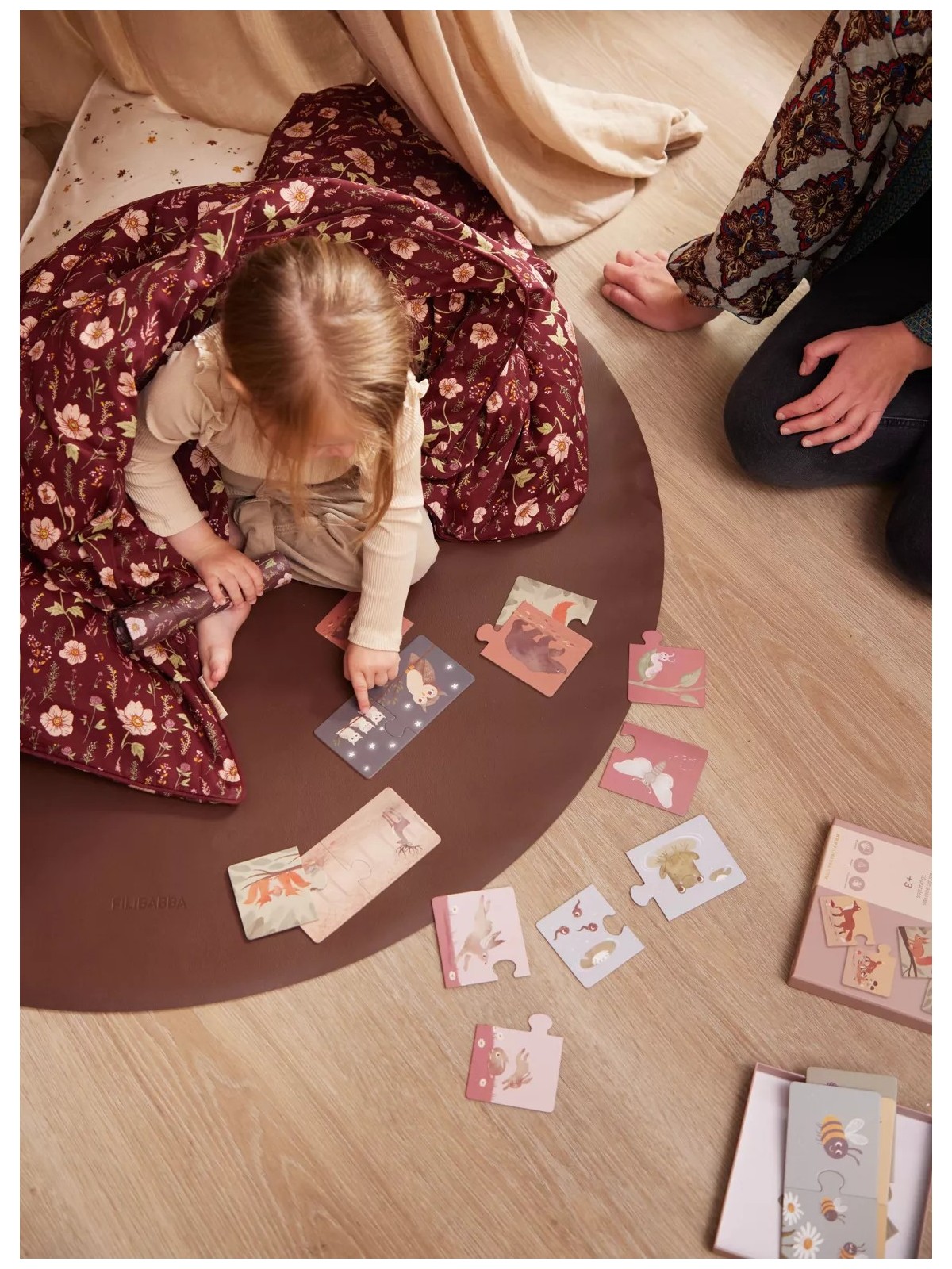 Puzzle "Maman et ses bébés", Animaux nordiques - Filibabba