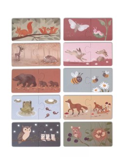 Puzzle "Maman et ses bébés", Animaux nordiques - Filibabba