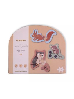 Puzzles, Animaux nordique - Filibabba