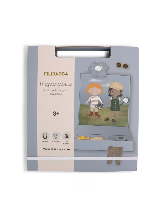 Jeu magnétique, Personnage à habiller - Filibabba