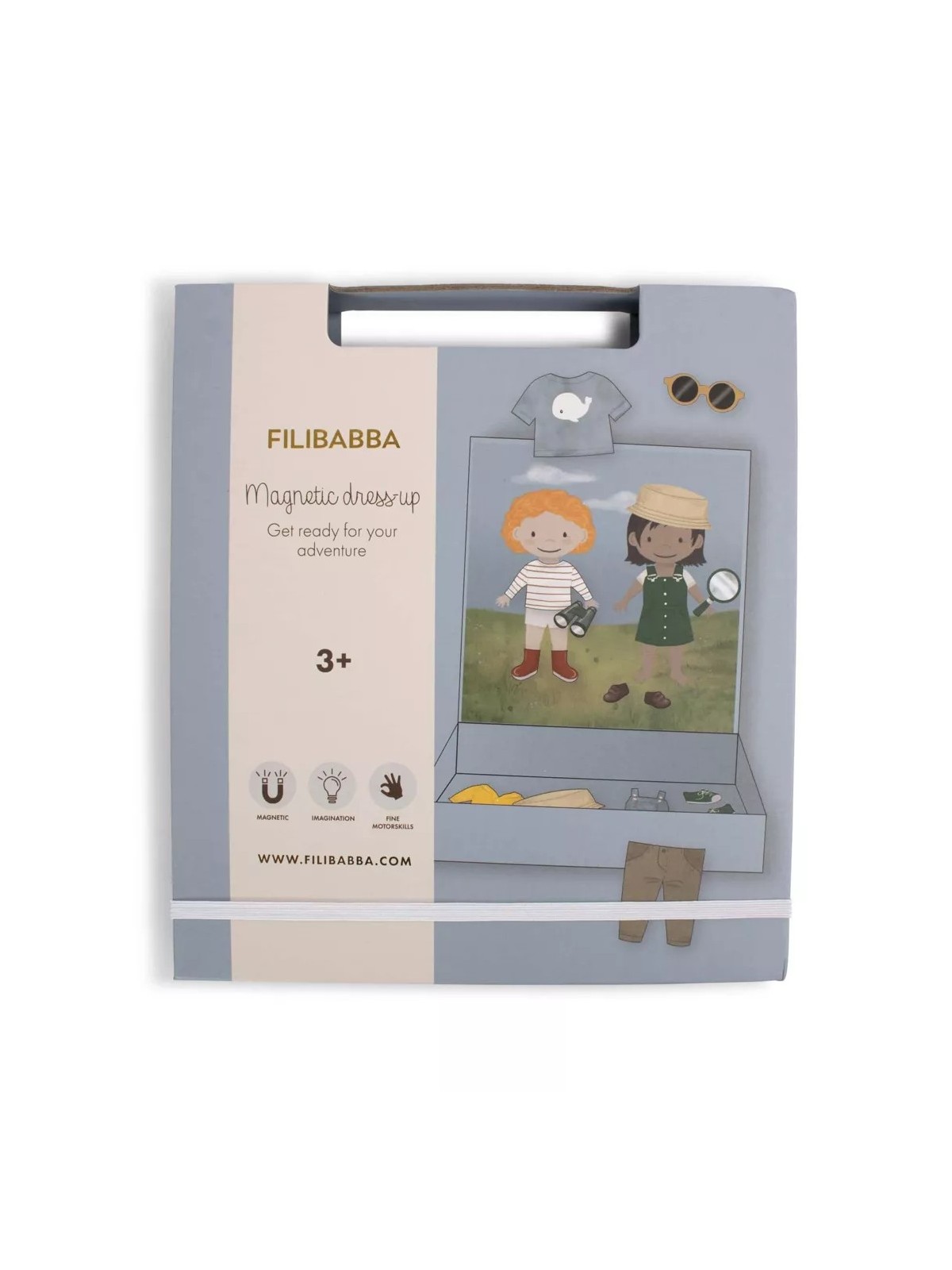 Jeu magnétique, Personnage à habiller - Filibabba