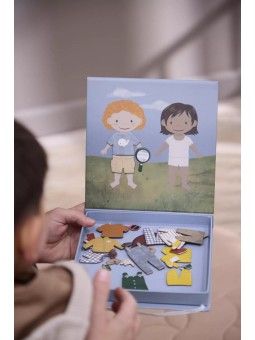 Jeu magnétique, Personnage à habiller - Filibabba