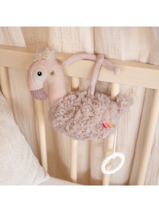 Peluche musicale, Flamant rose - Fehn Peluche musicale, Flamant rose - Fehn