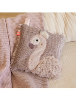 Coussin-bouillote, ami-câlin Flamant rose - Fehn