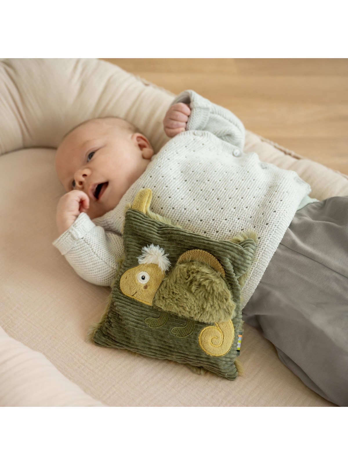 Coussin-bouillote, ami-câlin Caméléon - Fehn