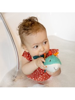 Animal de bain Baleine Fehn – Jouet sensoriel et flottant pour bébé