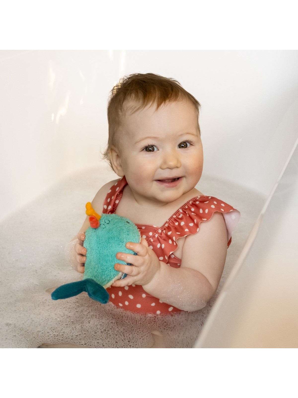 Animal de bain Baleine Fehn – Jouet sensoriel et flottant pour bébé
