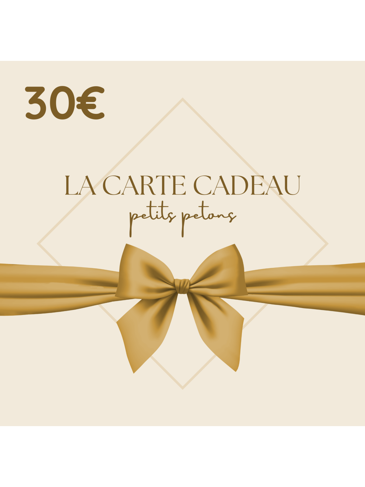 Carte cadeau 30€ - Petits Petons