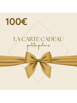 Carte cadeau 100€ - Petits Petons