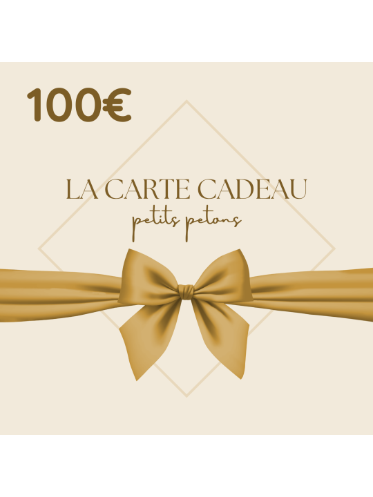 Carte cadeau 100€ - Petits Petons