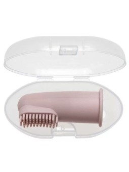 Brosse à dents doigts, Rose tendre - Rammelaartje