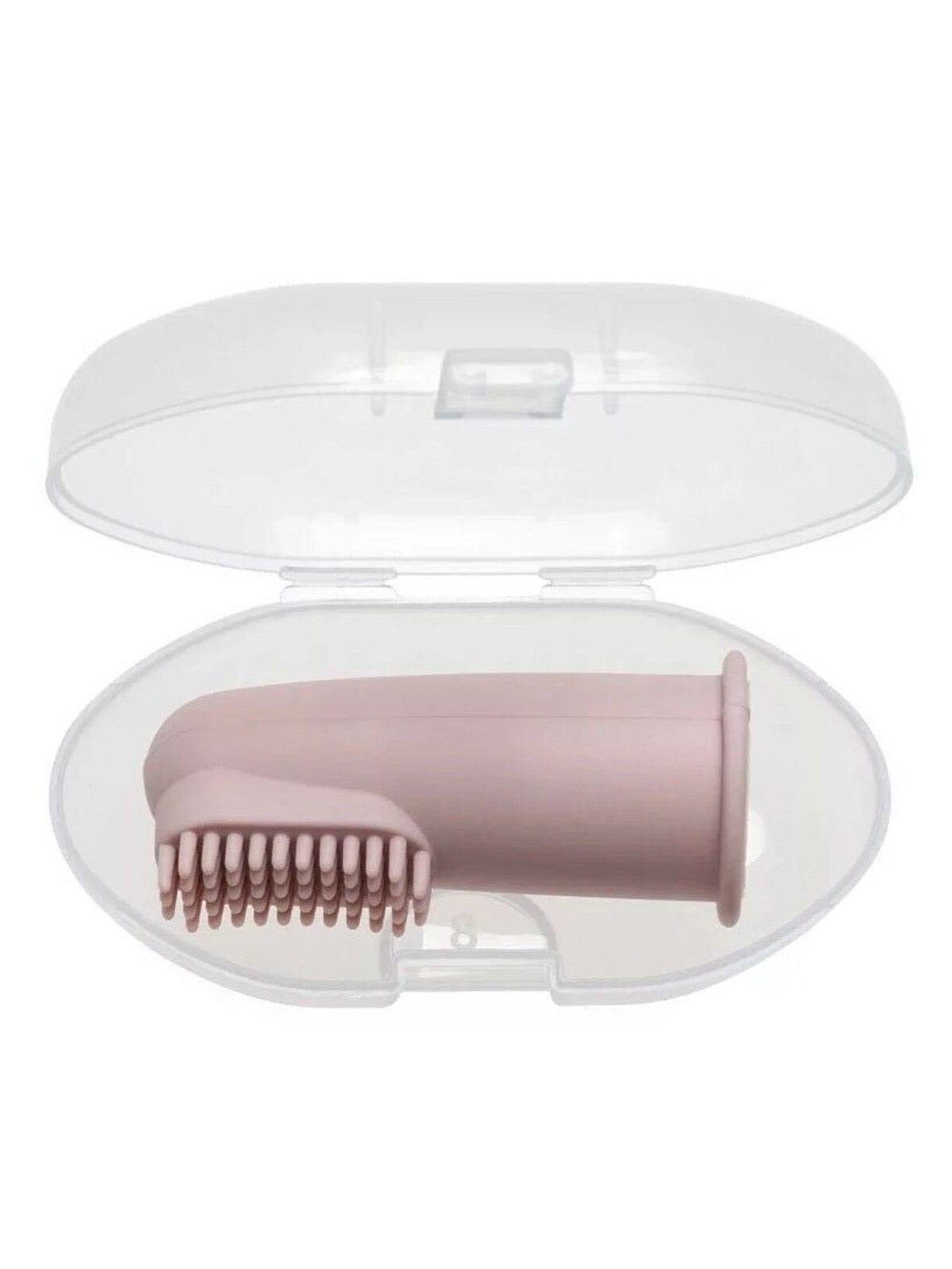 Brosse à dents doigts, Rose tendre - Rammelaartje