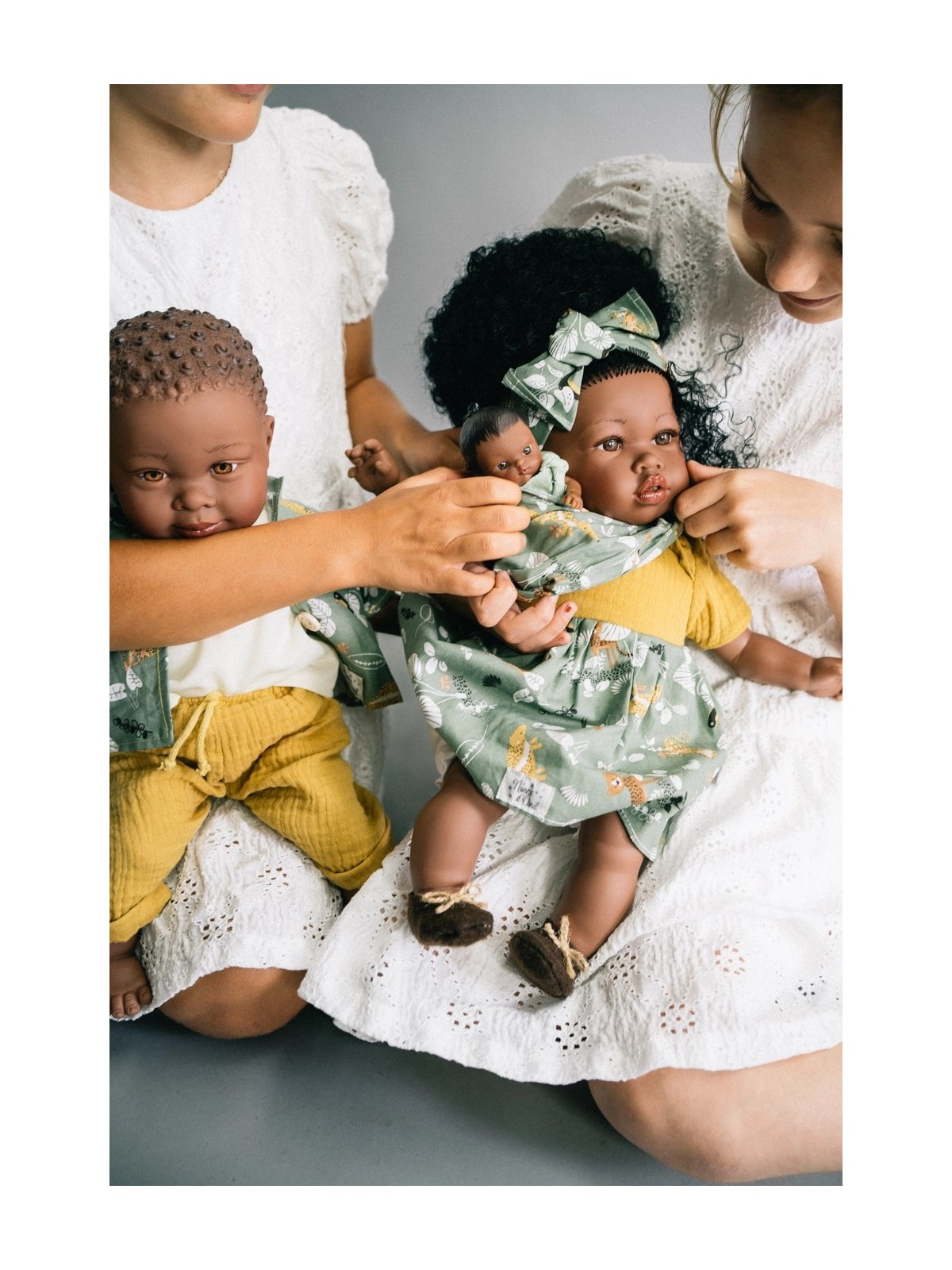 Poupée Anna et son bébé - Nines d'Onil