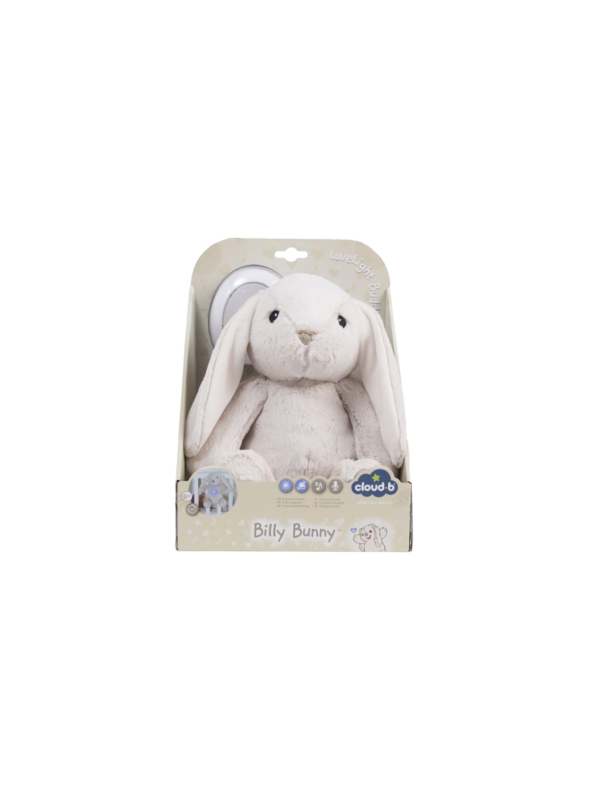 Peluche veilleuse, Billy le lapin - Lovelight - Cloud B