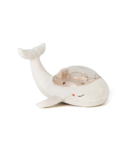 Tranquil Whale™ Baleine tranquille, Veilleuse et projection - Blanche - CloudB