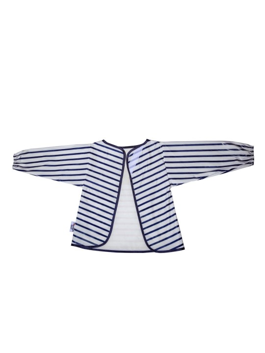 Tablier bavoir imperméable, Marinière - Babytolove