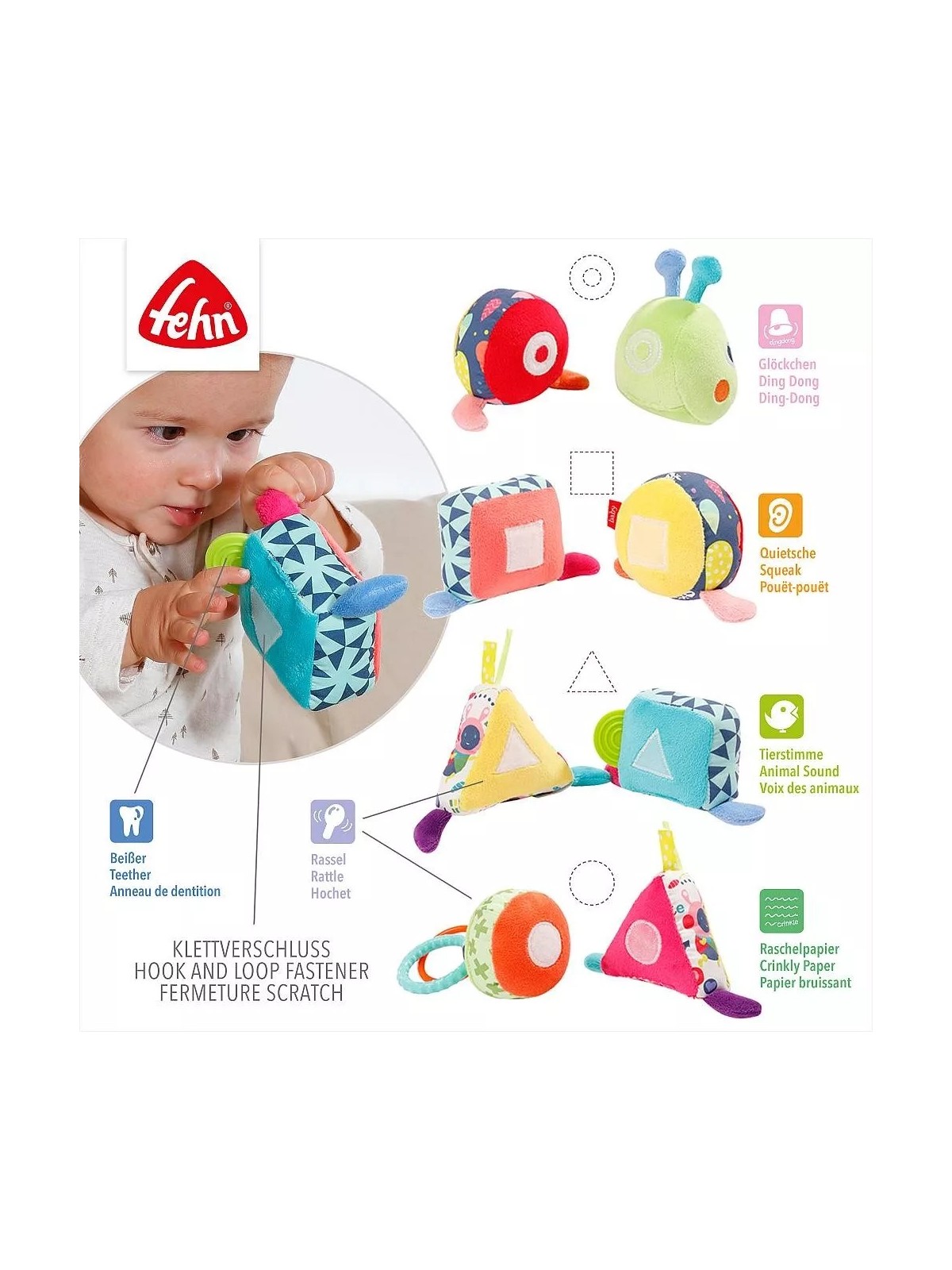 Chenille d'activités, puzzle - Fehn