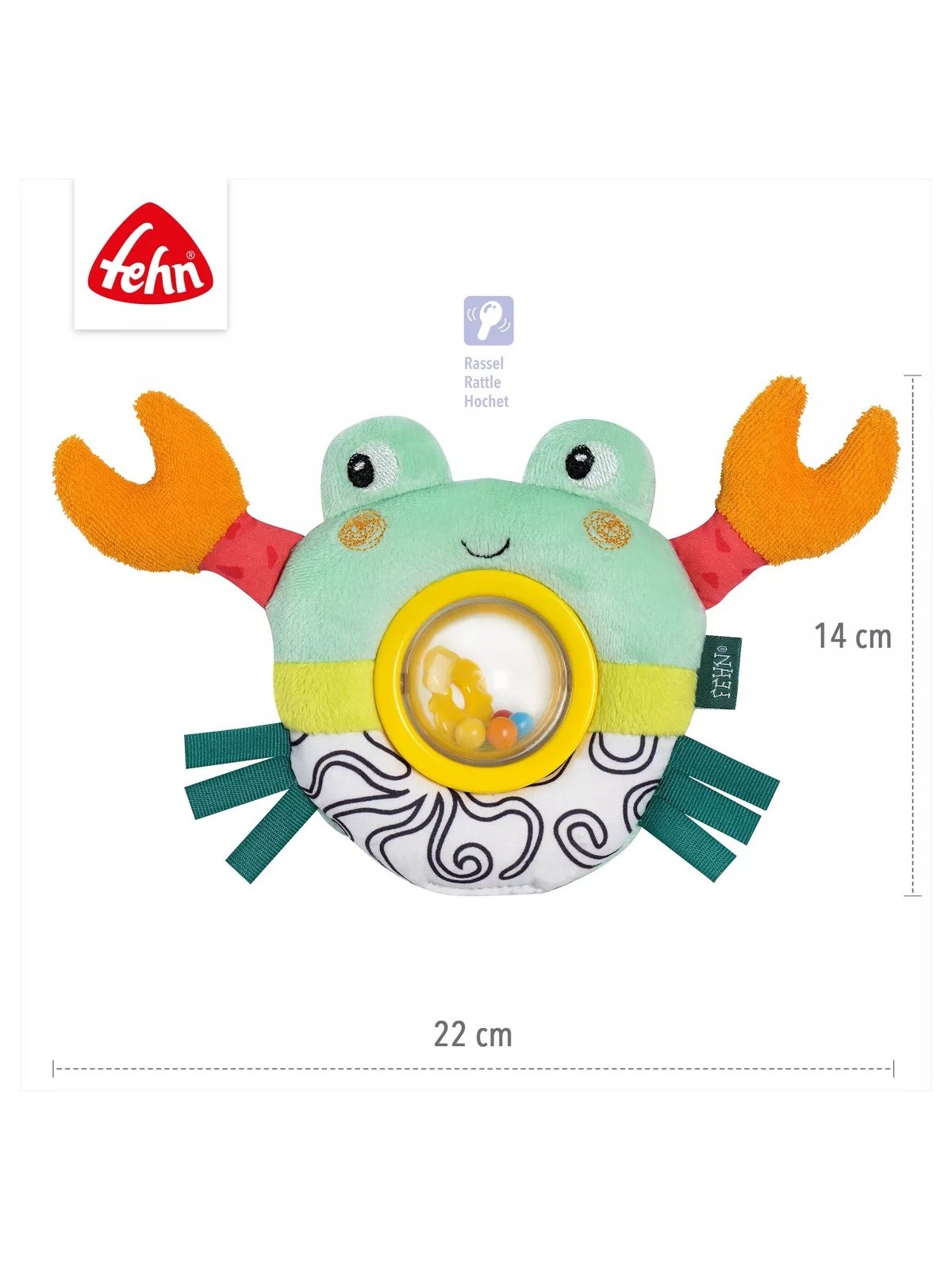Hochet crabe - Fehn